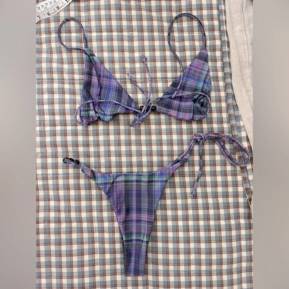 Plaid Bikini - Picture 2 of 4